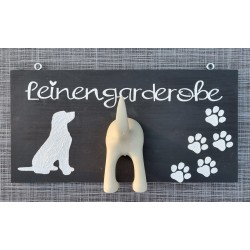 Leinengarderobe  schwarz