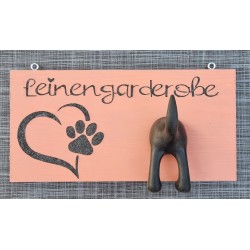 Leinengarderobe terracotta