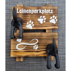 Leinenparkplatz geflammt