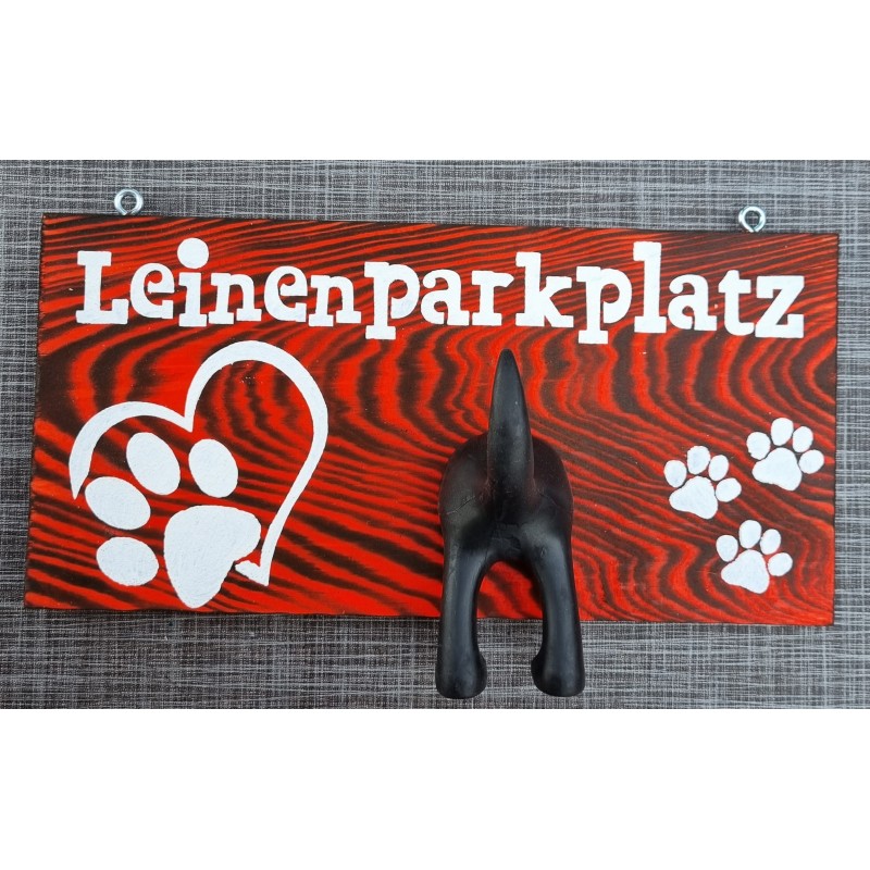 Leinenparkplatz dunkel orange