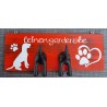 Leinengarderobe dunkel orange