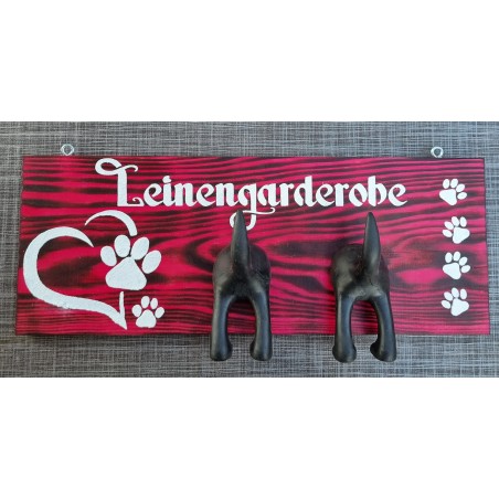 Leinengarderobe pink