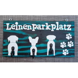 Leinenparkplatz türkis
