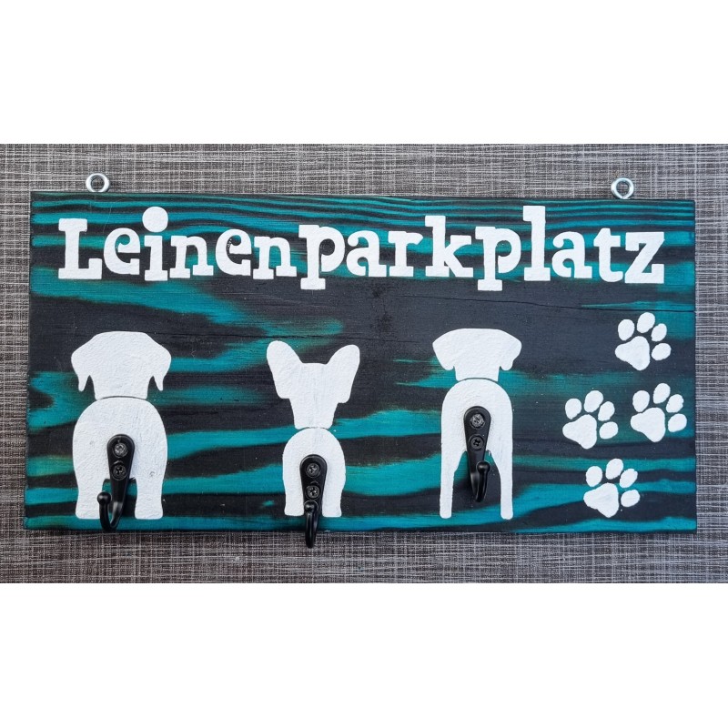 Leinenparkplatz türkis