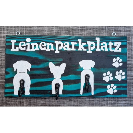 Leinenparkplatz türkis