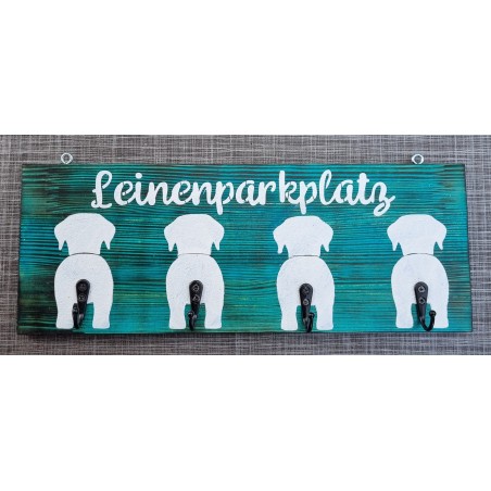 Leinenparkplatz türkis