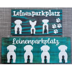 Leinenparkplatz türkis