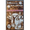 Schild " Willkommen bei uns Zuhause" geflammt