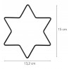 Metall Stern schwarz