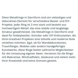 Metall Stern schwarz