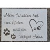 Schablone "Mein Schatten hat....."