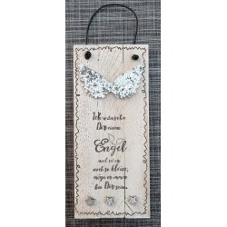 Mini Schild  " Ich wünsche Dir einen Engel...."
