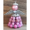 Sicherheitsnadel Engel pink/rosa