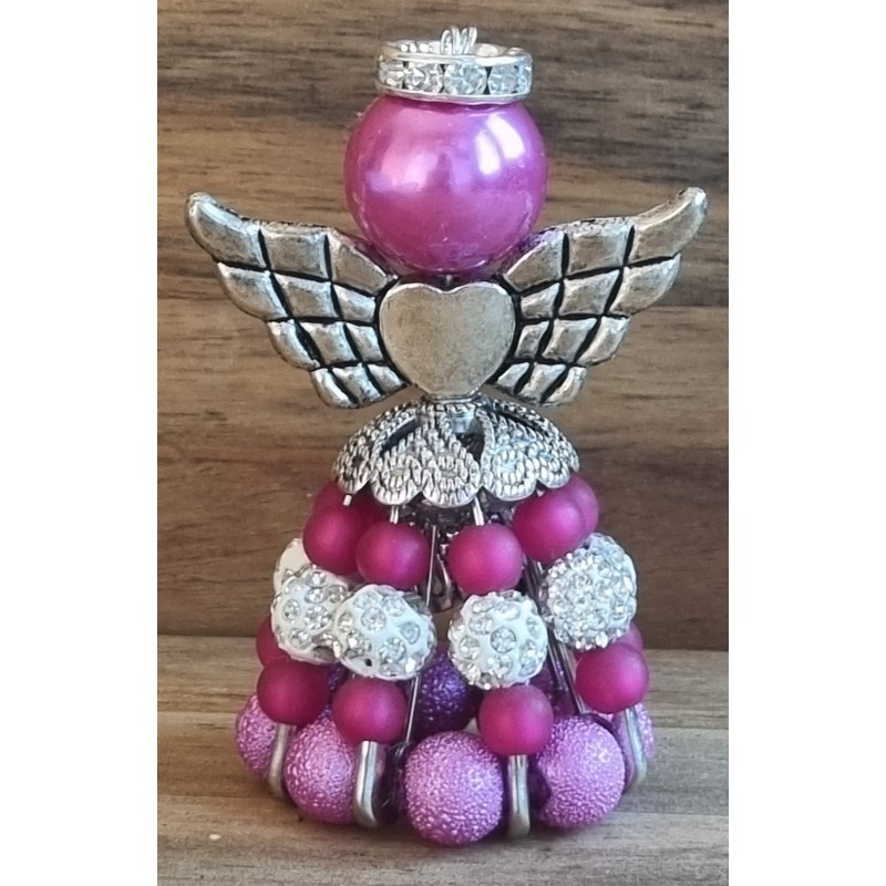 Sicherheitsnadel Enge pink
