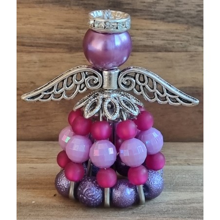 Sicherheitsnadel Engel pink/lila