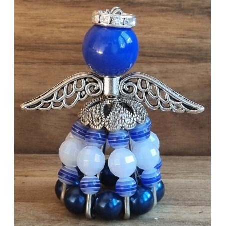 Sicherheitsnadel Engel blau