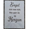 Schablone  " Engel sieht man nicht..."