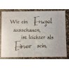 Schablone  " Wie ein Engel ausschauen..."