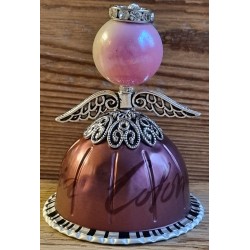 Engel aus Vertuo Kaffeekapseln rosa/altrosa