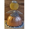Engel aus Vertuo Kaffeekapseln gold