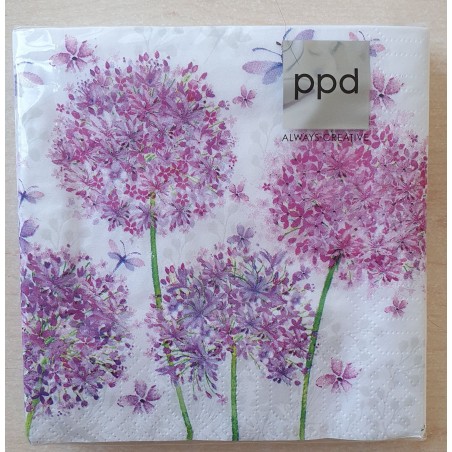 Serviette Pusteblumen
