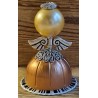 Engel aus Vertuo Kaffeekapseln gold