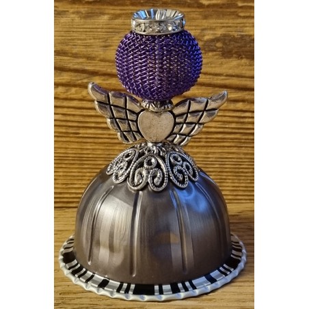 Engel aus Vertuo Kaffeekapseln flieder/violette