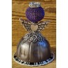 Engel aus Vertuo Kaffeekapseln flieder/violette