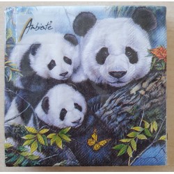 Servietten Pandas