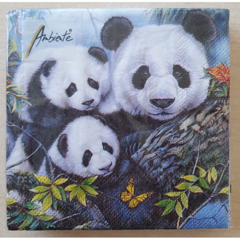 Servietten Pandas