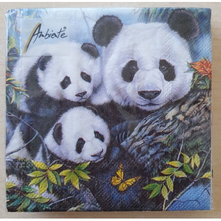 Servietten Pandas