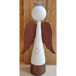 Raysin Engel weiss/braun