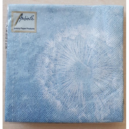 Servietten Pusteblume blau