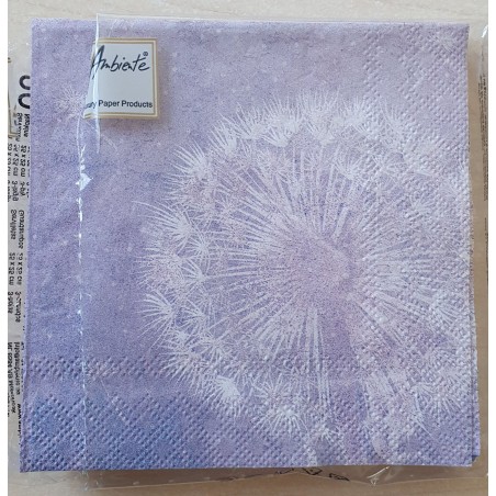 Servietten Pusteblume lila