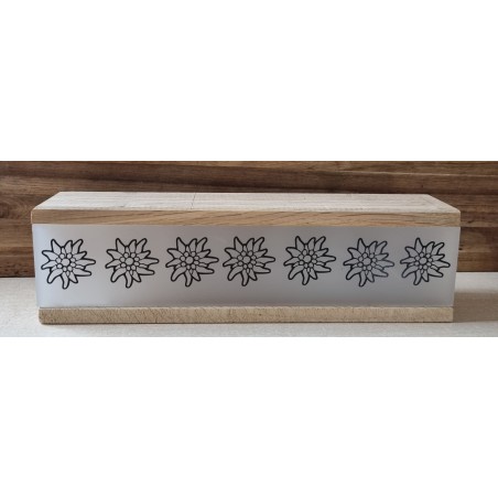 Led Lichterbalken "Edelweiss" Eiche