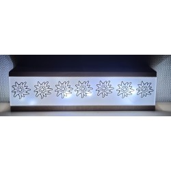 Led Lichterbalken "Edelweiss" Eiche