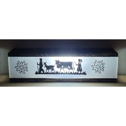Led Lichterbalken "Mädchen/Junge" geflammt