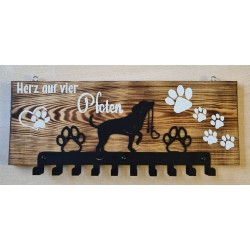 Leinengarderobe "Herz auf vier Pfoten "