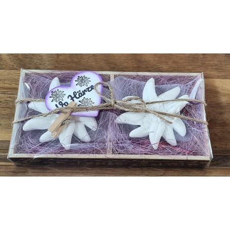 Edelweiss Set " Vo Härze " lila