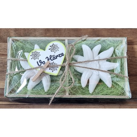 Edelweiss Set " Vo Härze " grün