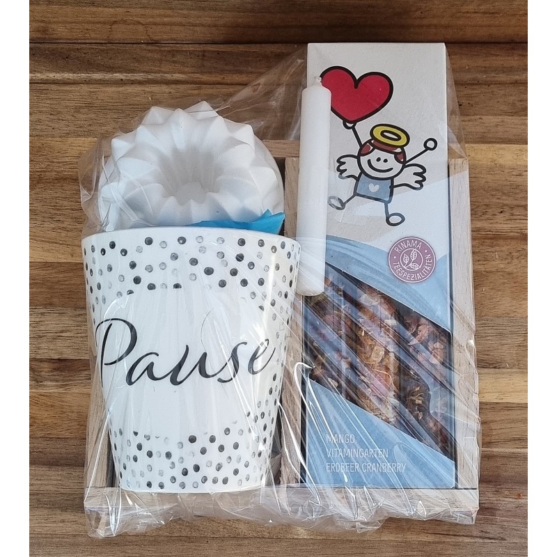 Tee Set " Pause " Band regenbogen