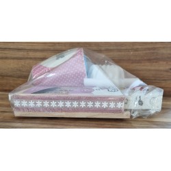 Tee Set " Gute Laune " Band altrosa