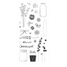 Clear Stamps  " Botanical "