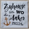 Serviette Zuhause/Anker