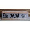 Led Lichterbalken " Hahn/Henne/Edelweiss