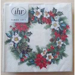 Servietten Weihnachtskranz