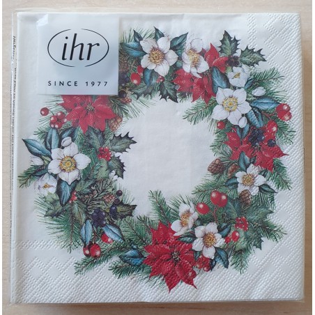 Servietten Weihnachtskranz