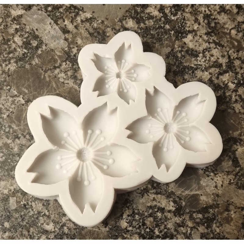 Silikonform  Blumen