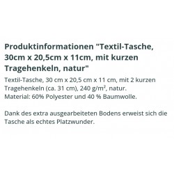 Stoff Tasche