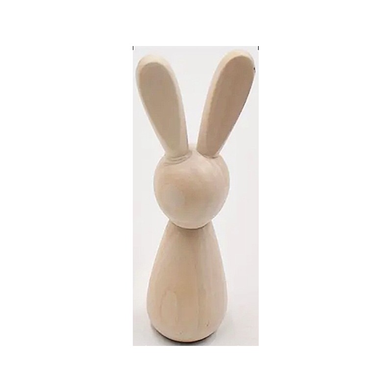 Holz Hase natur
